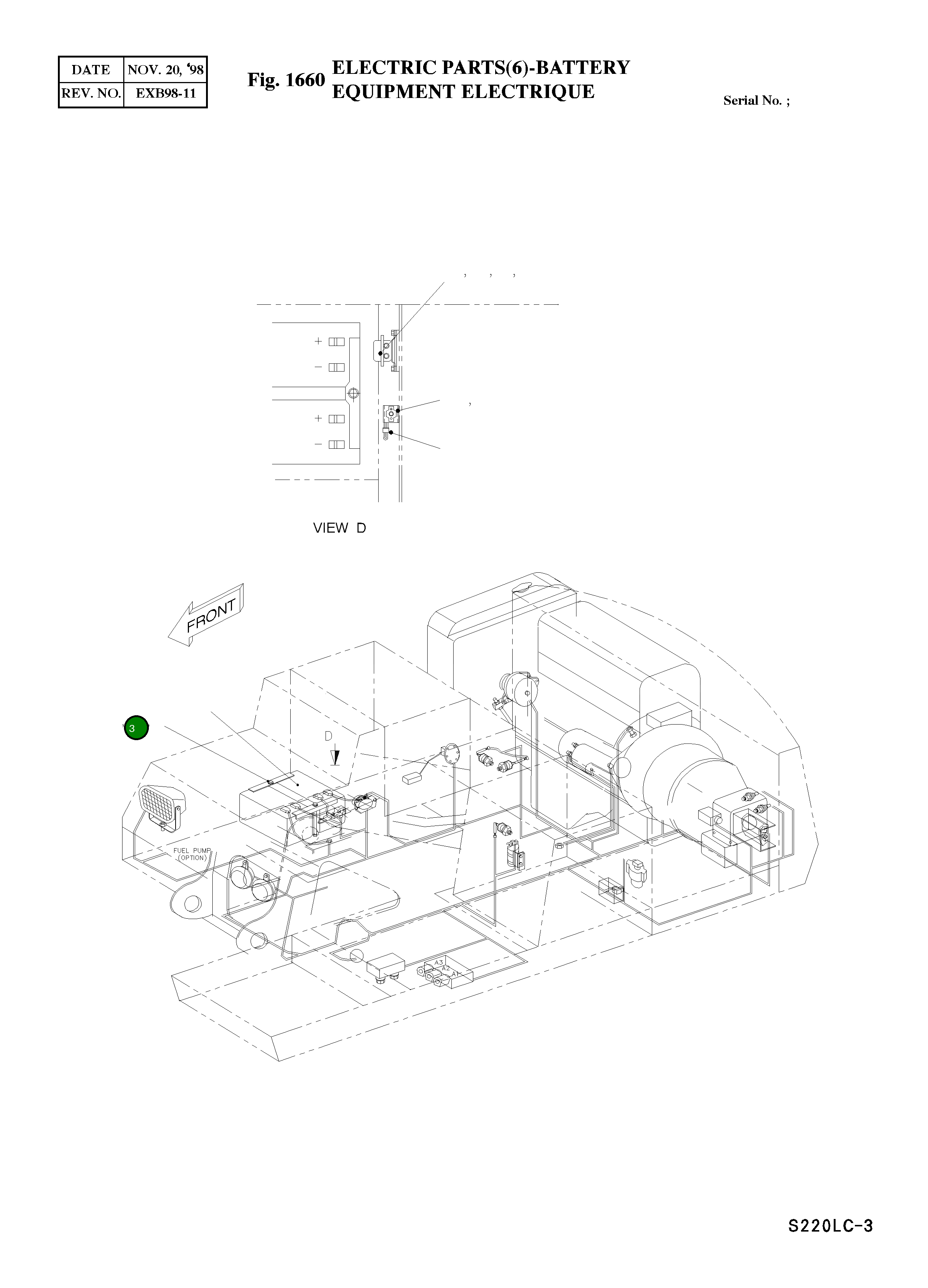 Болт M10X1.5X240 2120-1036D12 Komatsu