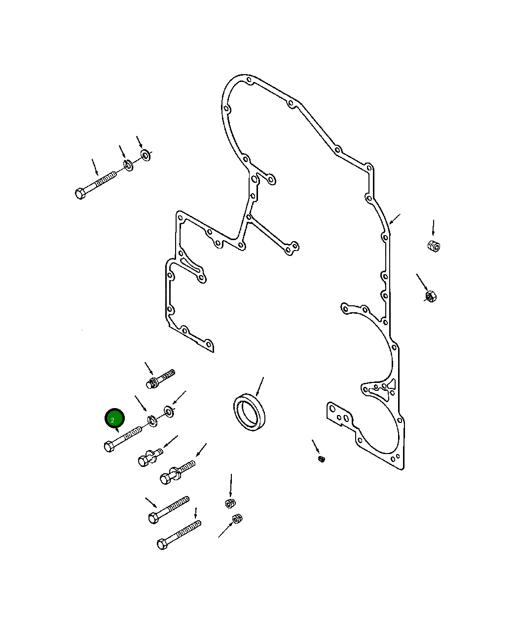 Болт - 3/8-16 X 3 1/4 1238 056 H1 Komatsu