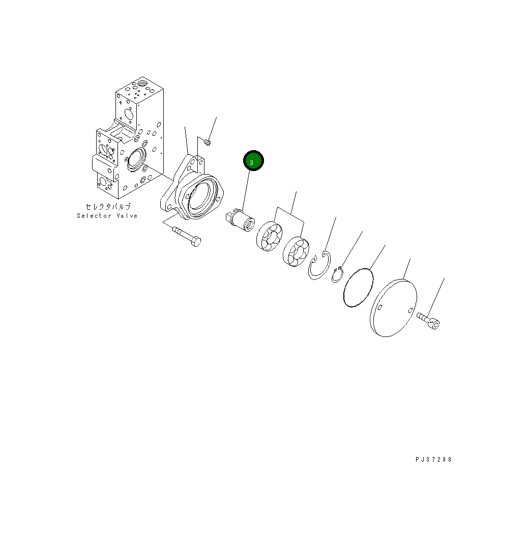 Вал 772-14-17430 Komatsu