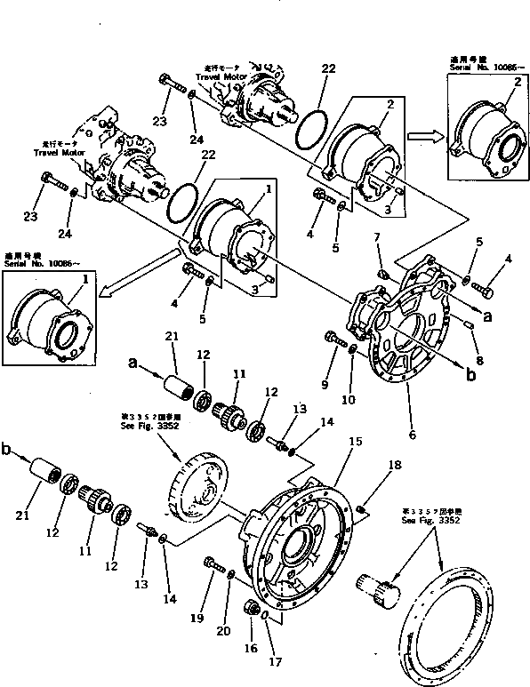 Вал 21N-27-11190 Komatsu