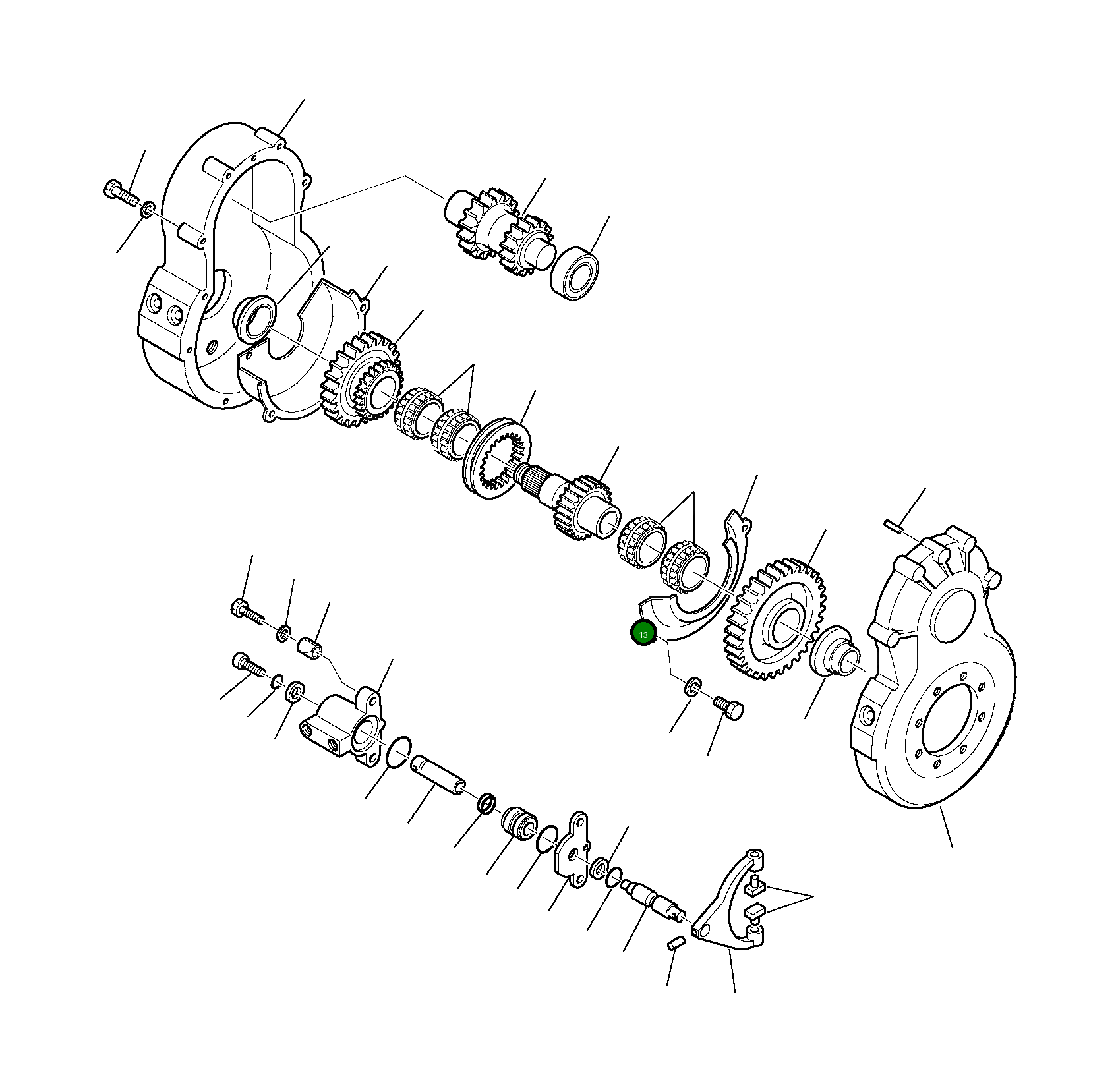 Вал 226-22-11110 Komatsu