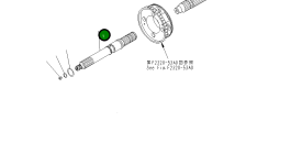 Вал 17A-15-42110 Komatsu