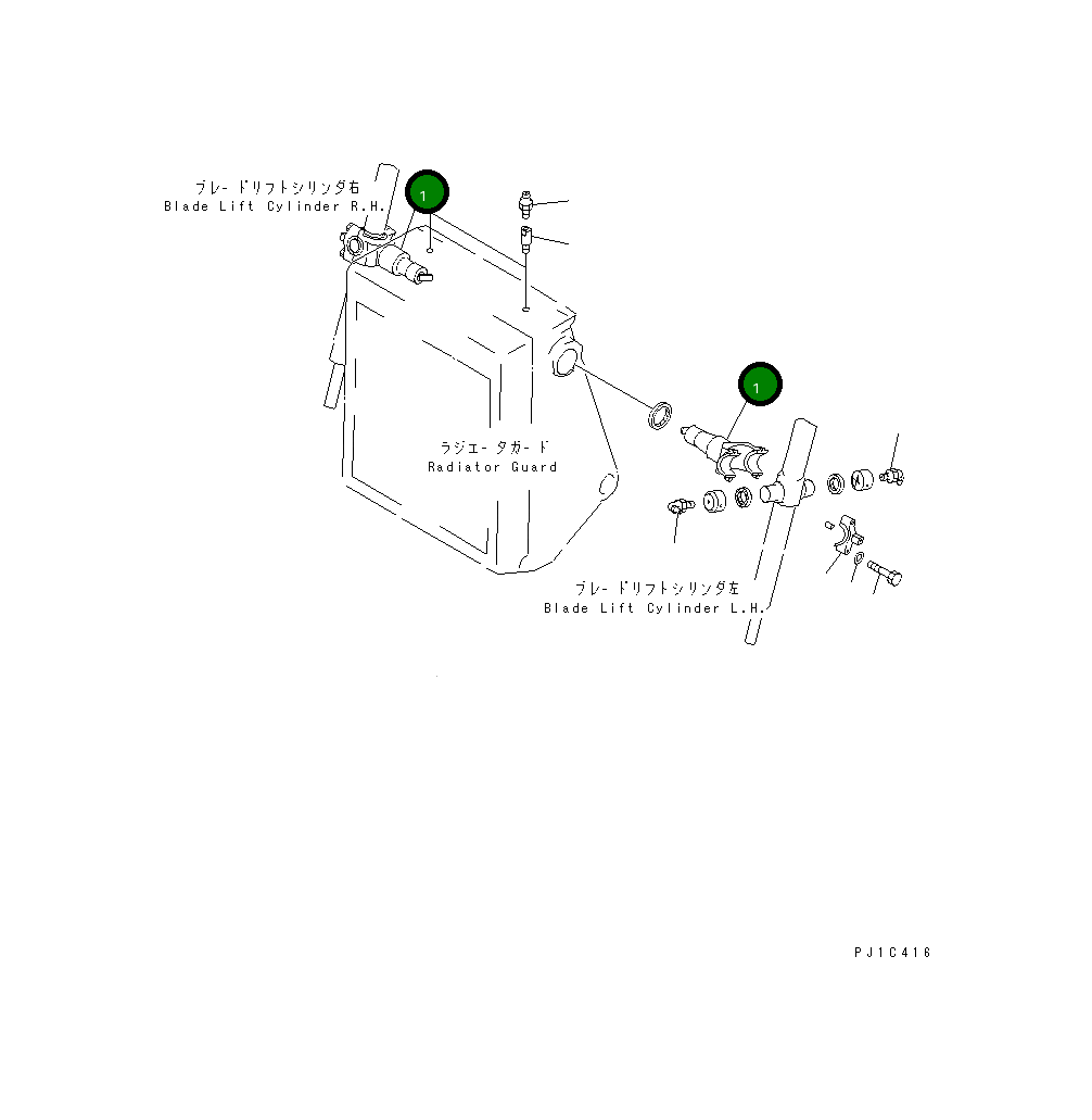 Вилка 17M-61-21110 Komatsu