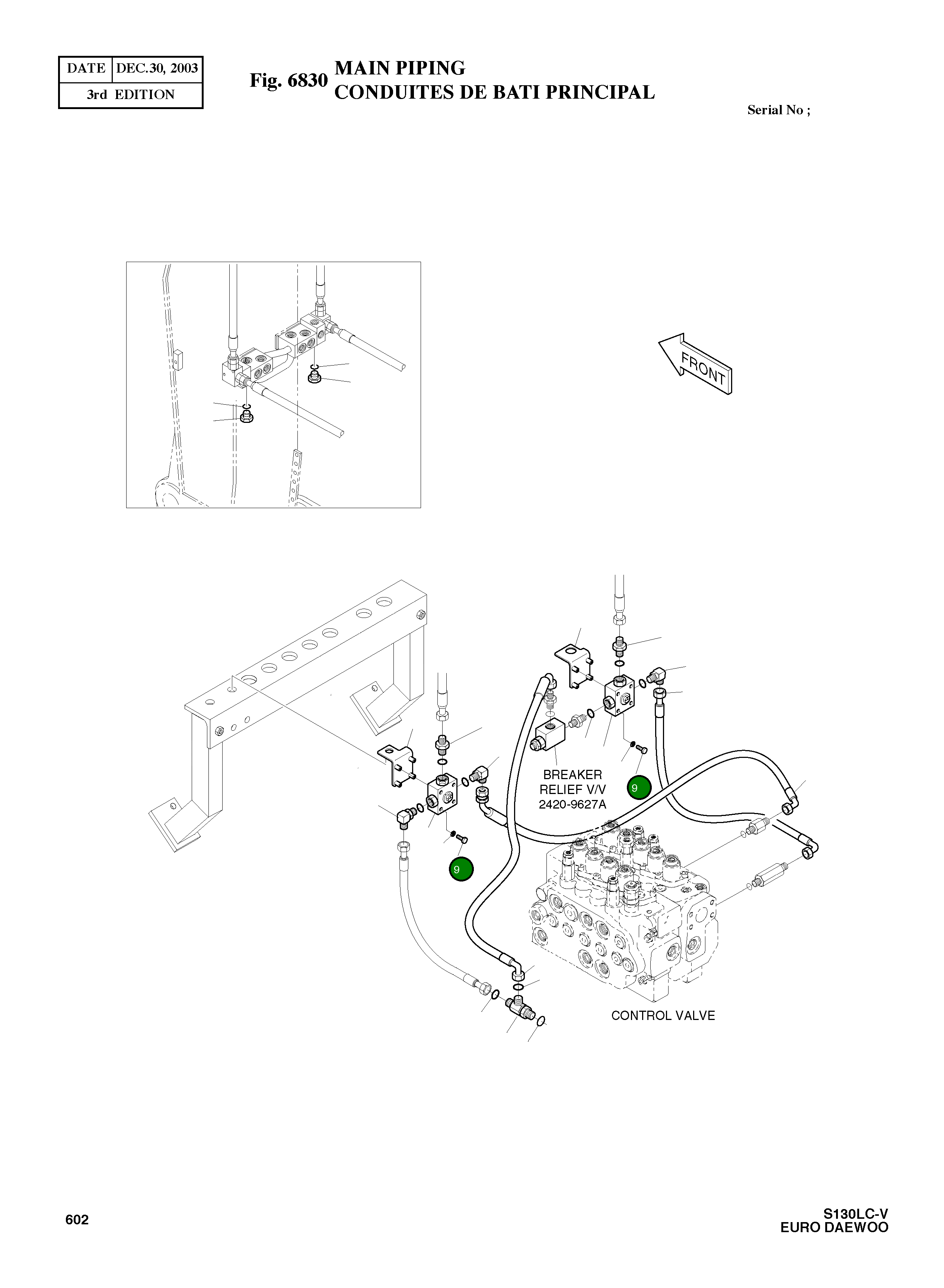 Болт M8X1.25X45 S0509553 Komatsu