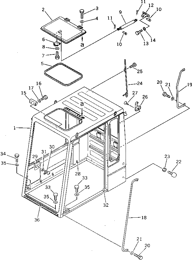Вал 203-30-42160 Komatsu