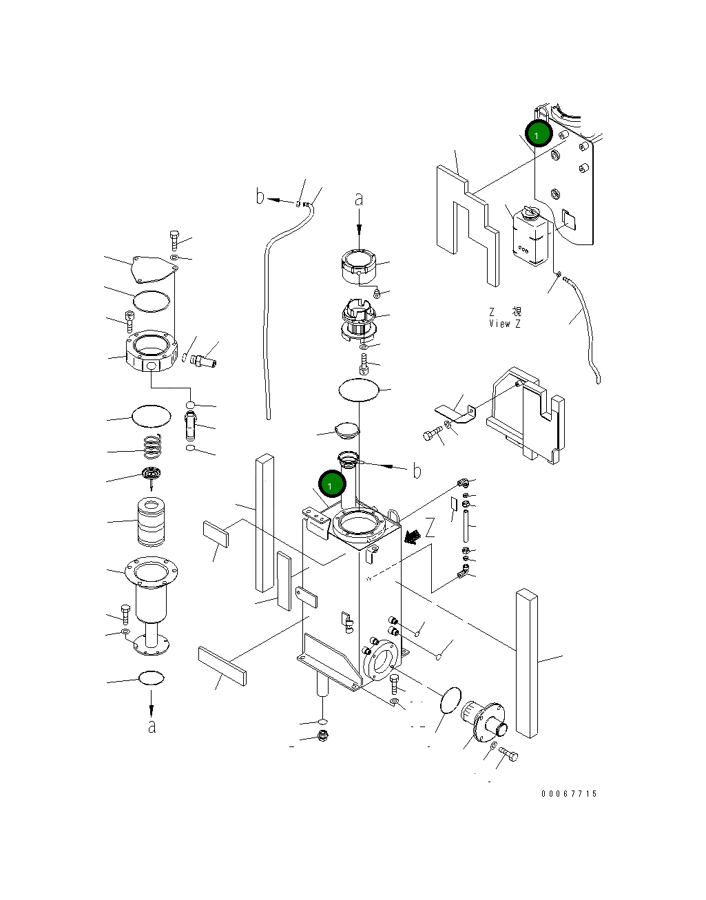 Бак 22F-60-31211 Komatsu