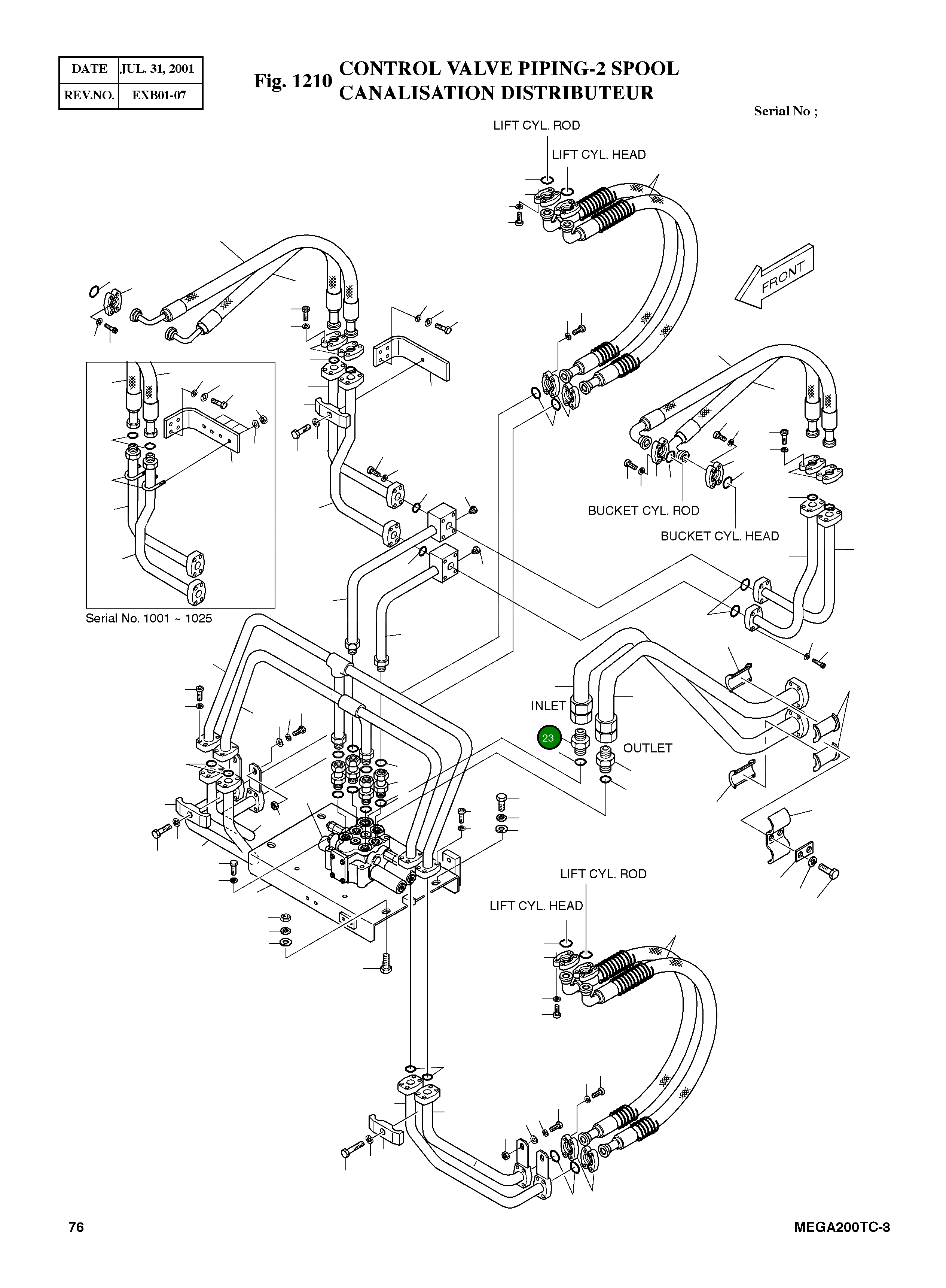 Адаптер 2181-1126D99 Komatsu