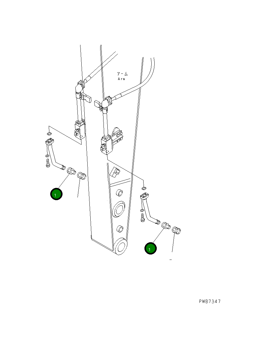 Адаптер 20Y-970-6540 Komatsu