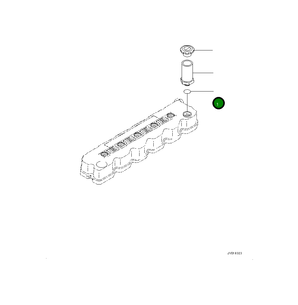 Адаптер 6754-11-8370 Komatsu