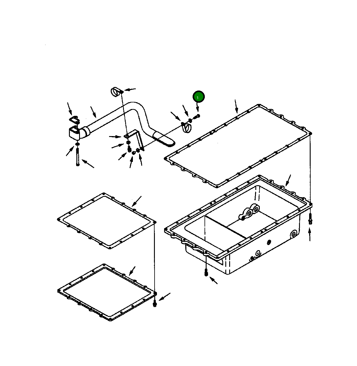 Болт (3/8-24x1 1/4 IN) 1310 569 H1 Komatsu