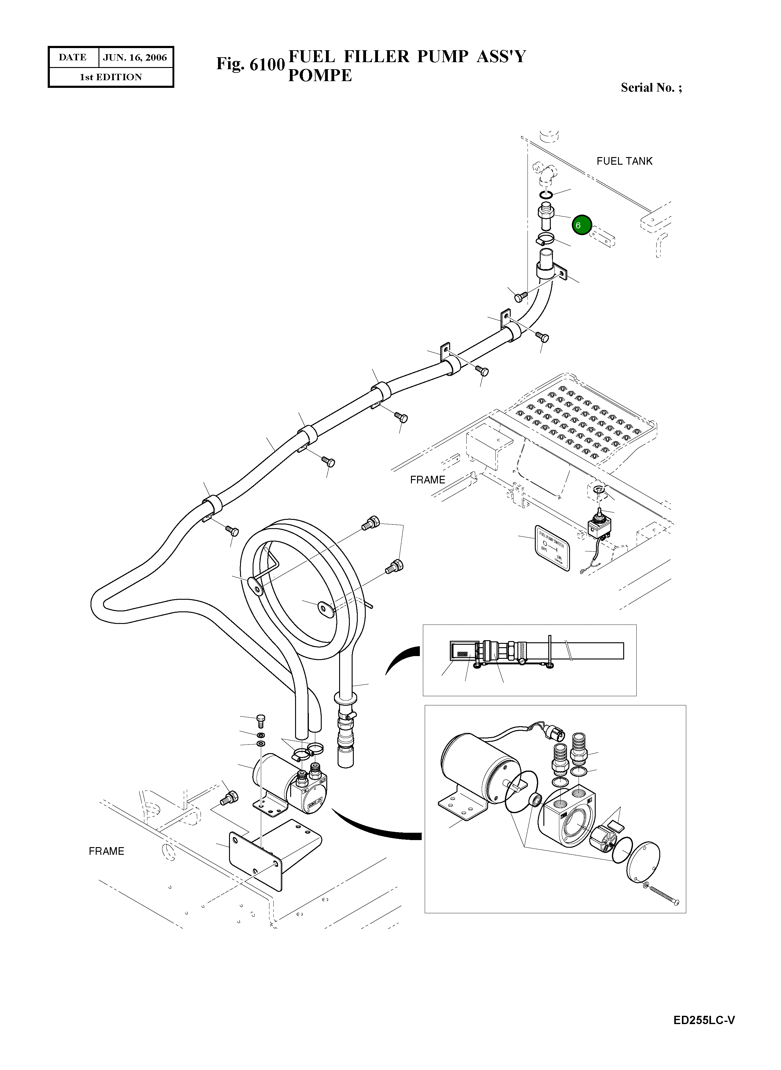 Адаптер 2181-2104D6 Komatsu