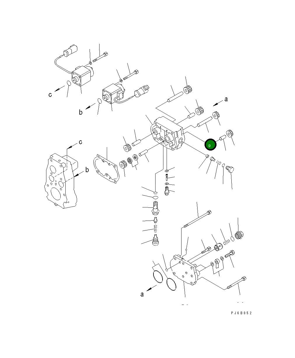 Вал 6553-71-7110 Komatsu