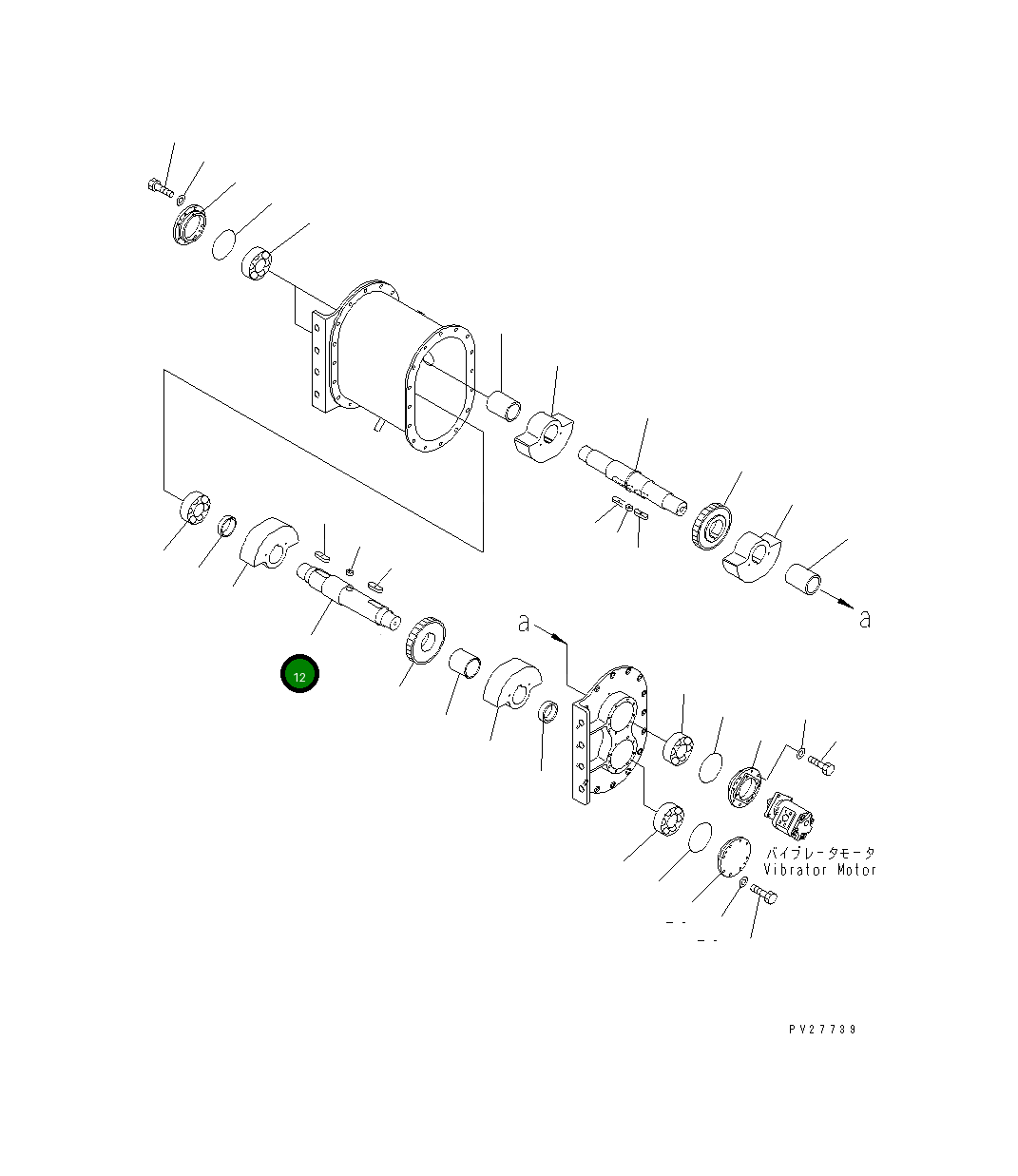 Вал 8233-72-3450 Komatsu