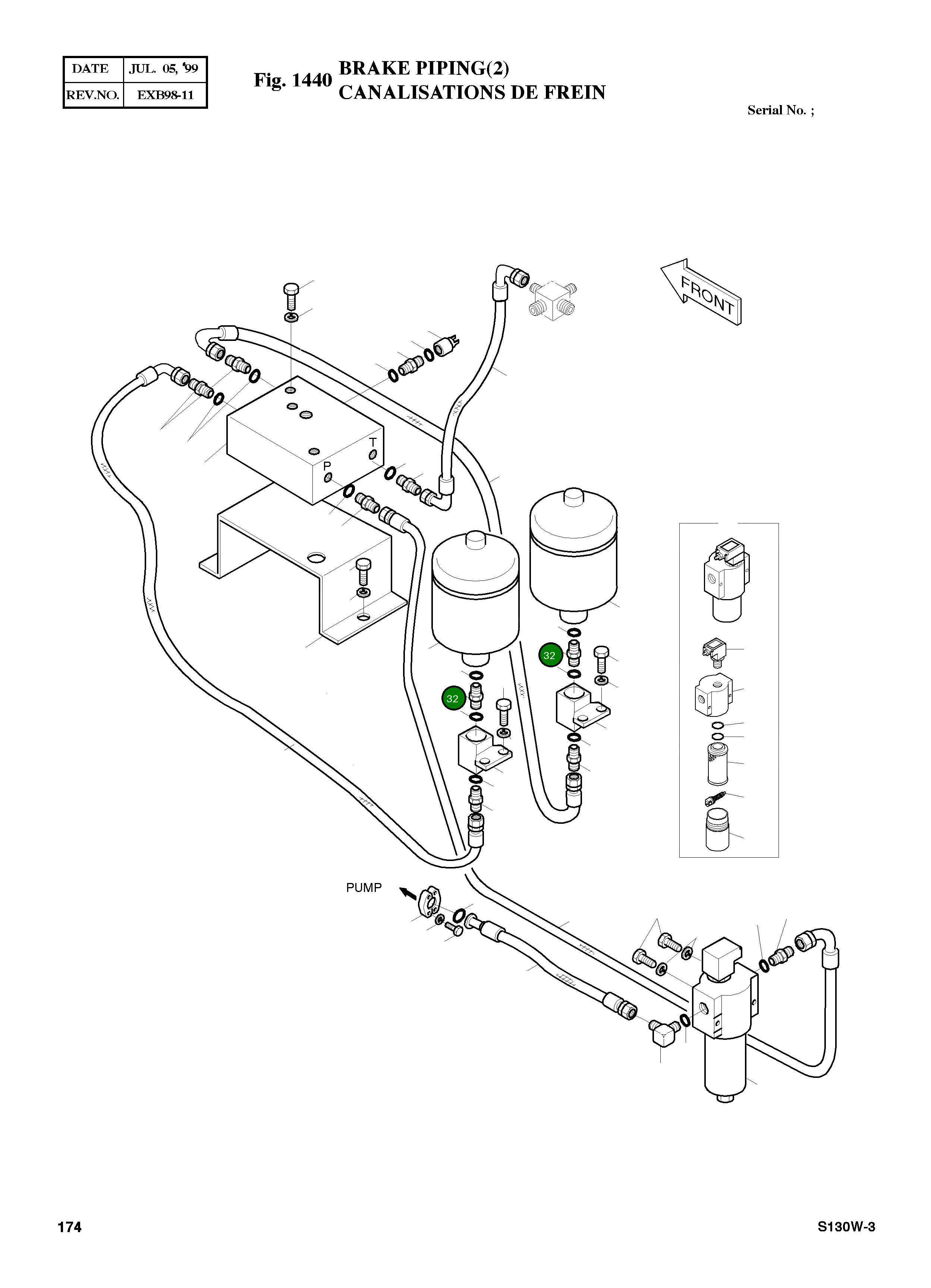Адаптер 2-PF3/8 2181-1938D1 Komatsu