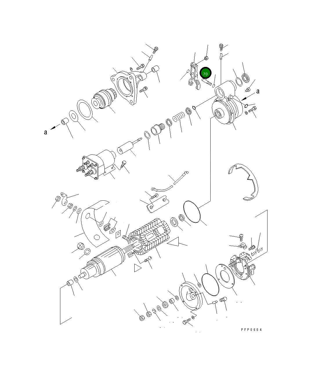 Вал DR1948529 Komatsu
