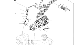 Болт-банджо CU3905307 Komatsu