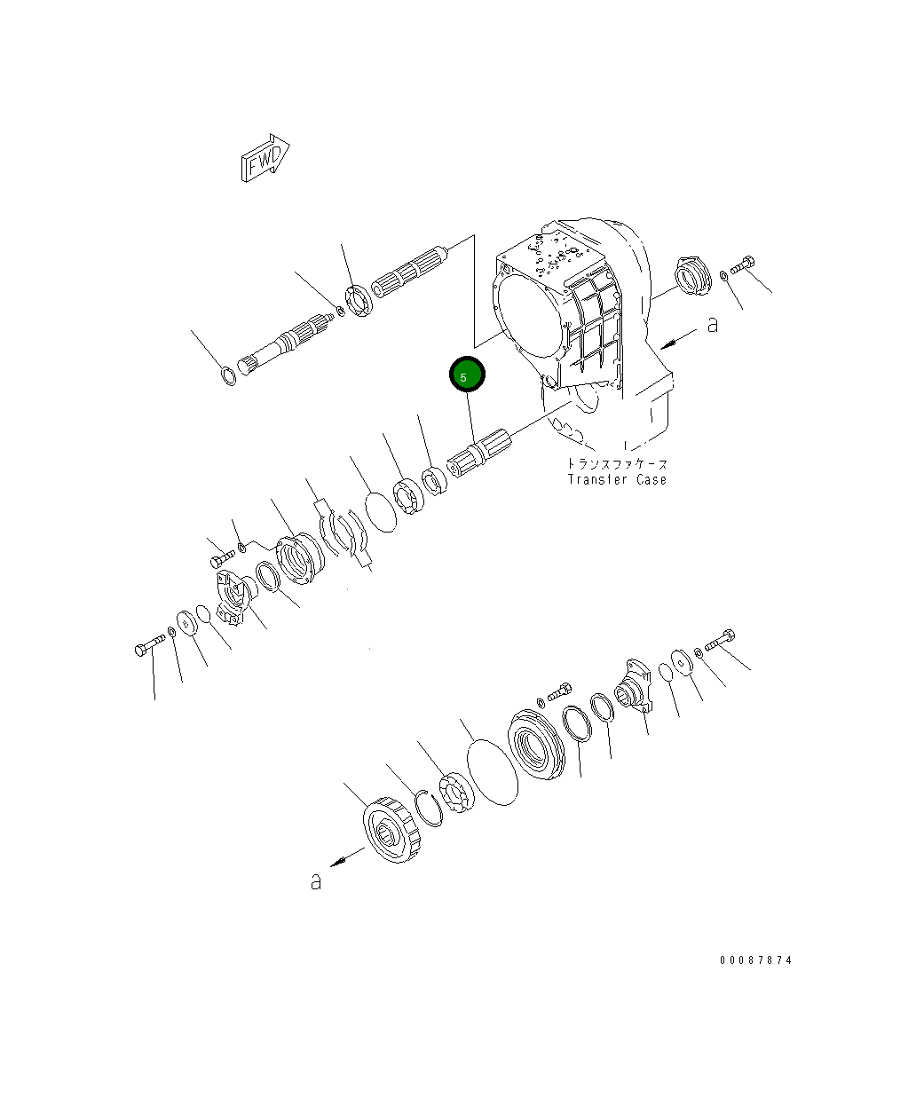 Вал 427-15-13310 Komatsu