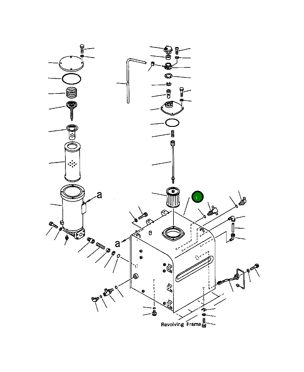 Бак 208-60-68110 Komatsu