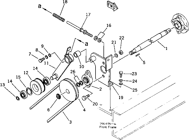 Вал 2691-3-31410 Komatsu