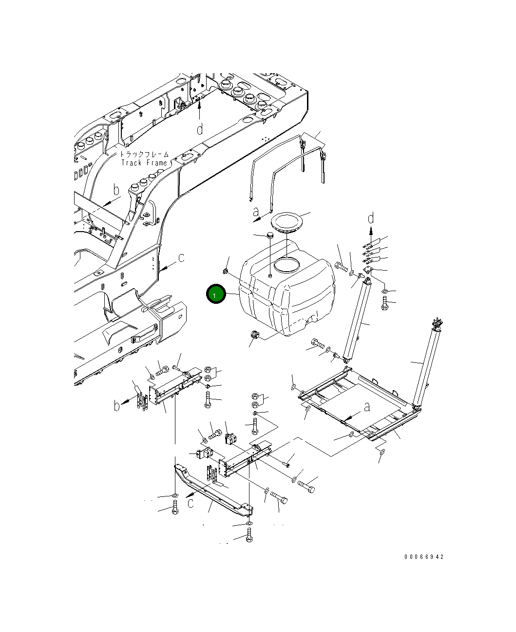 Бак 8234-79-1370 Komatsu