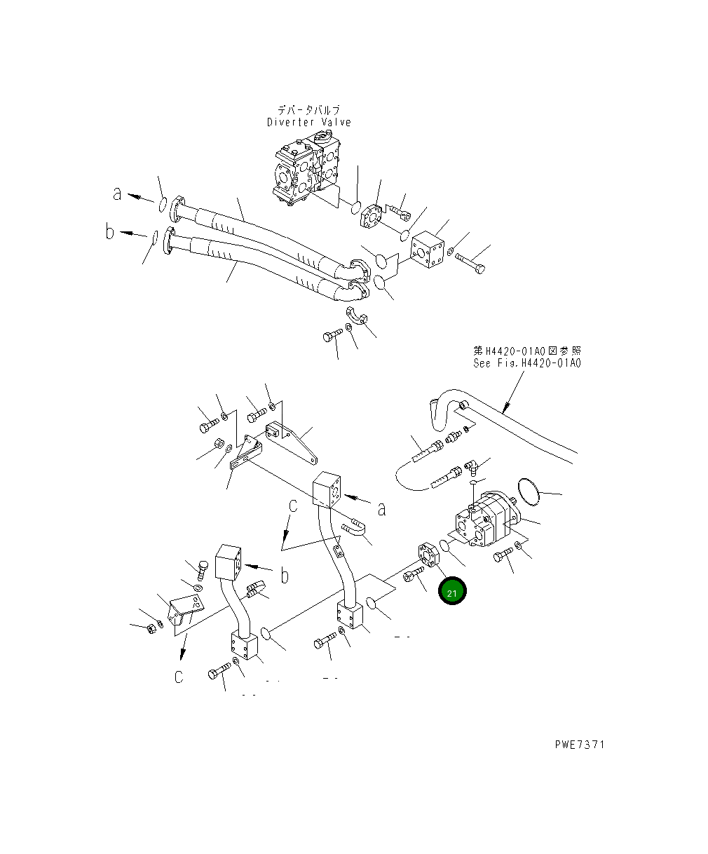 Адаптер 426-875-2110 Komatsu