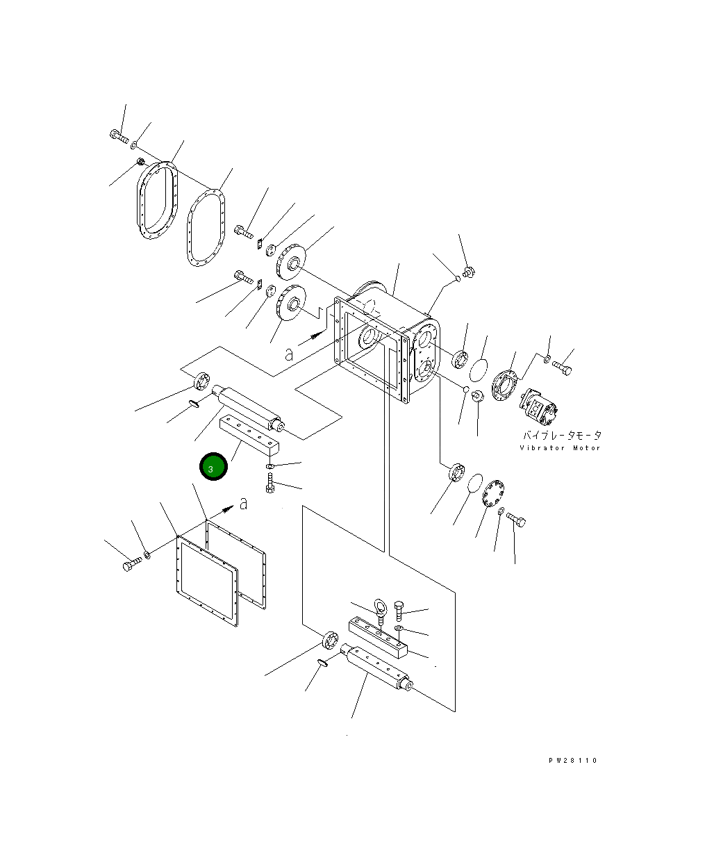 Вал 8221-72-2150 Komatsu