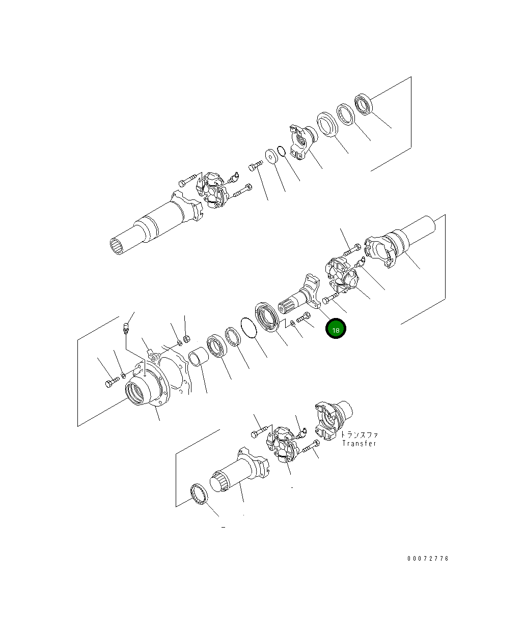 Вал 426-20-35210 Komatsu