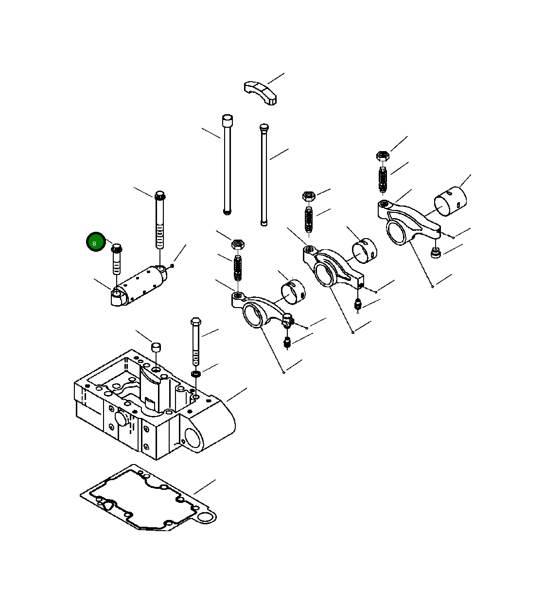 Болт (5/8-11x2 1/2 IN) 1310 026 H1 Komatsu