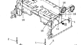 Кронштейн 262-70-63380 Komatsu