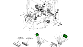 F-разъём, синий HM6440-0014 Komatsu