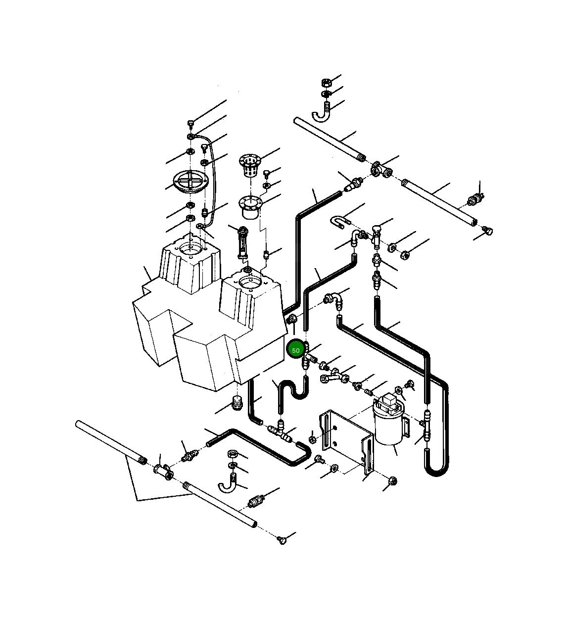 Адаптер 126 134 Komatsu