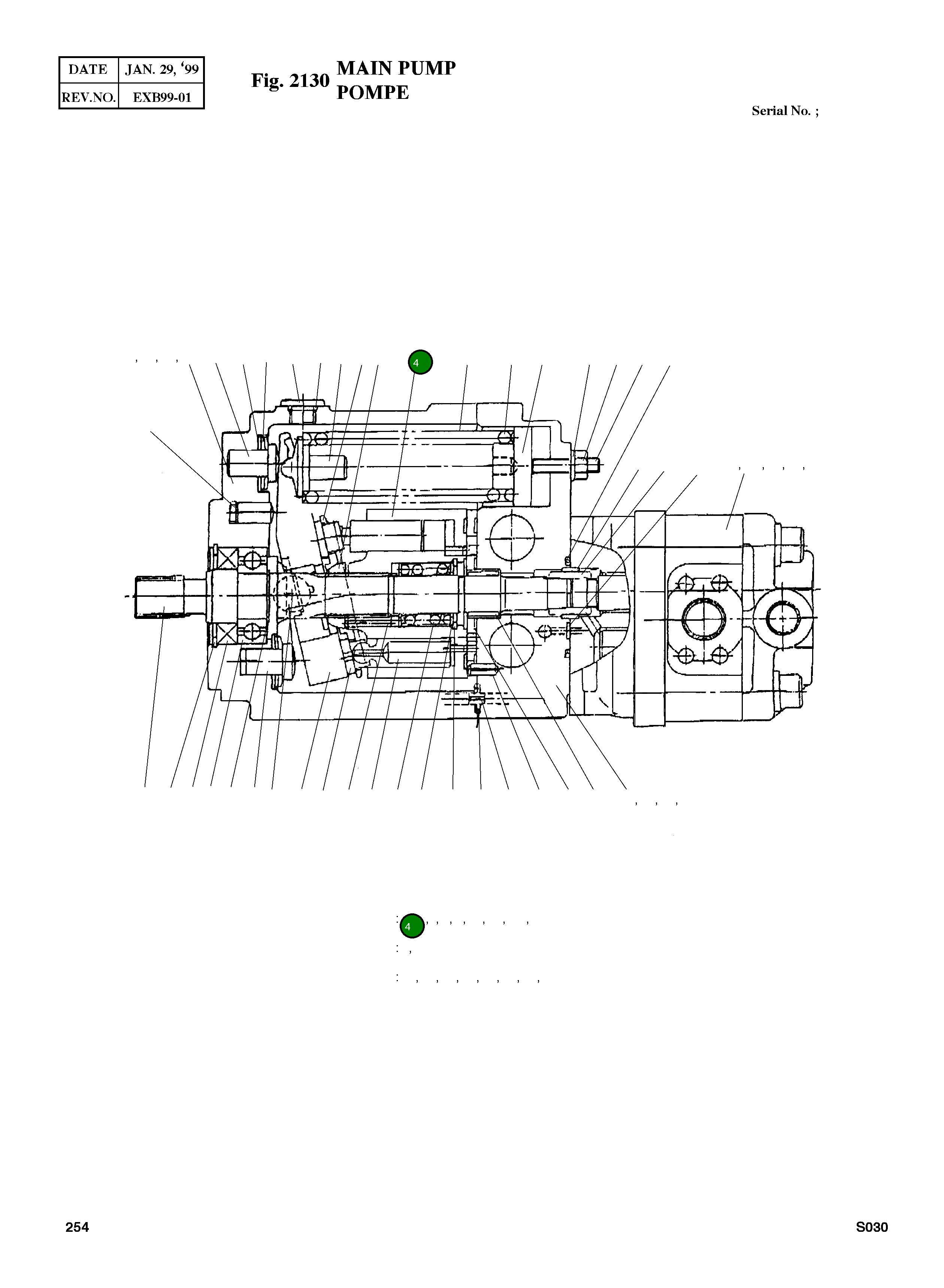 Барабан цилиндра FZS-2070-04-38 Komatsu