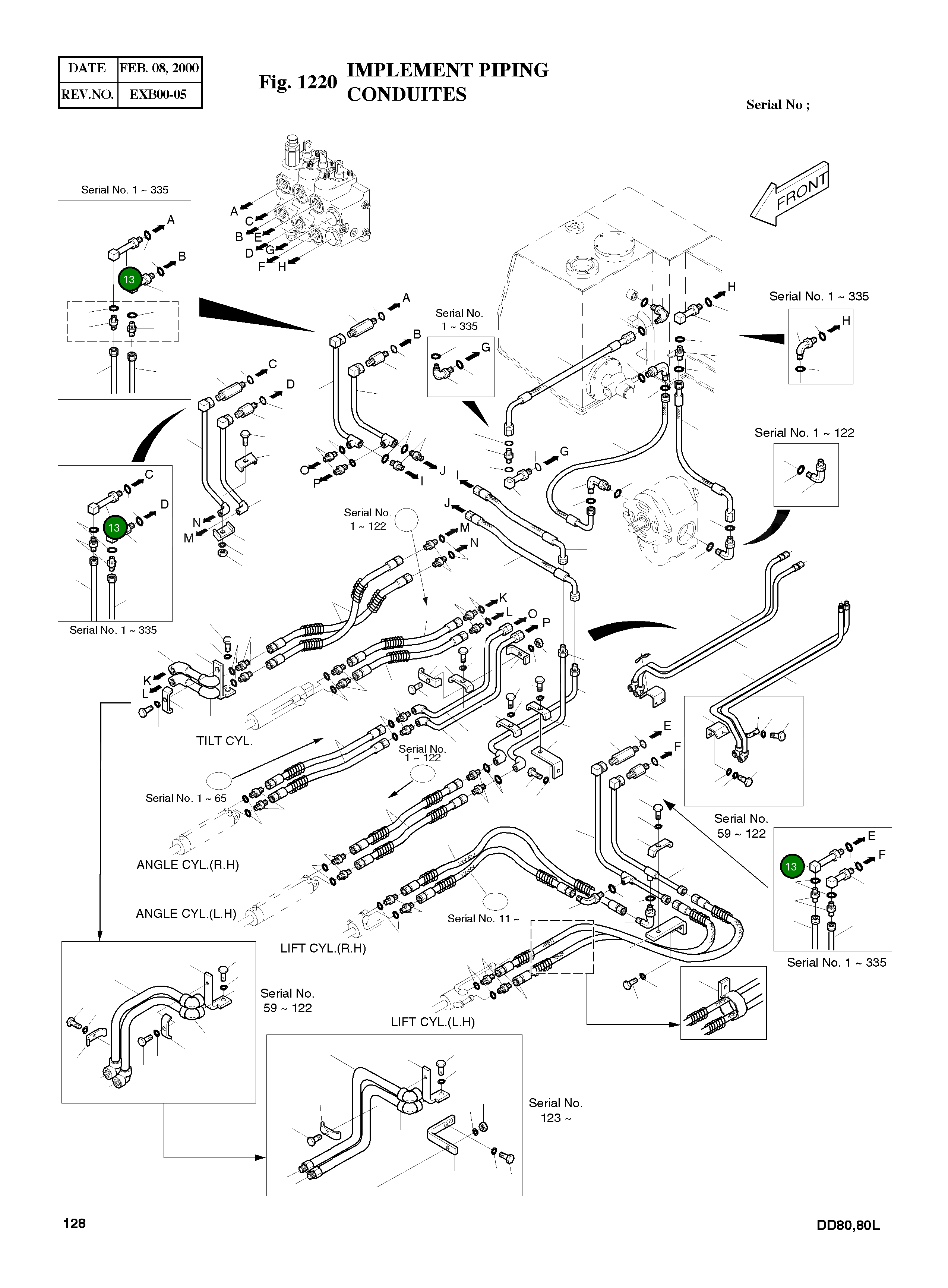 Адаптер UNF7/8XPF1/2 2181-2295D1 Komatsu