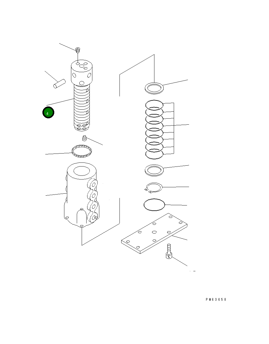 Вал 703-04-92150 Komatsu