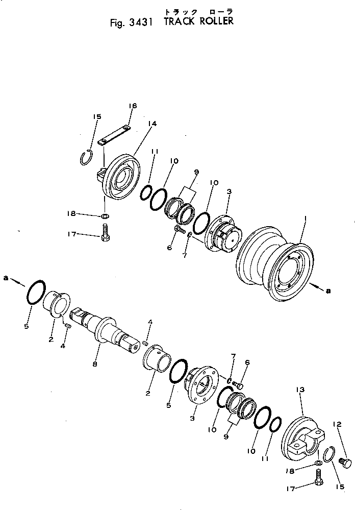 Вал 111-30-11332 Komatsu