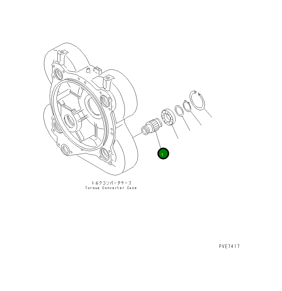 Вал 711-56-34461 Komatsu