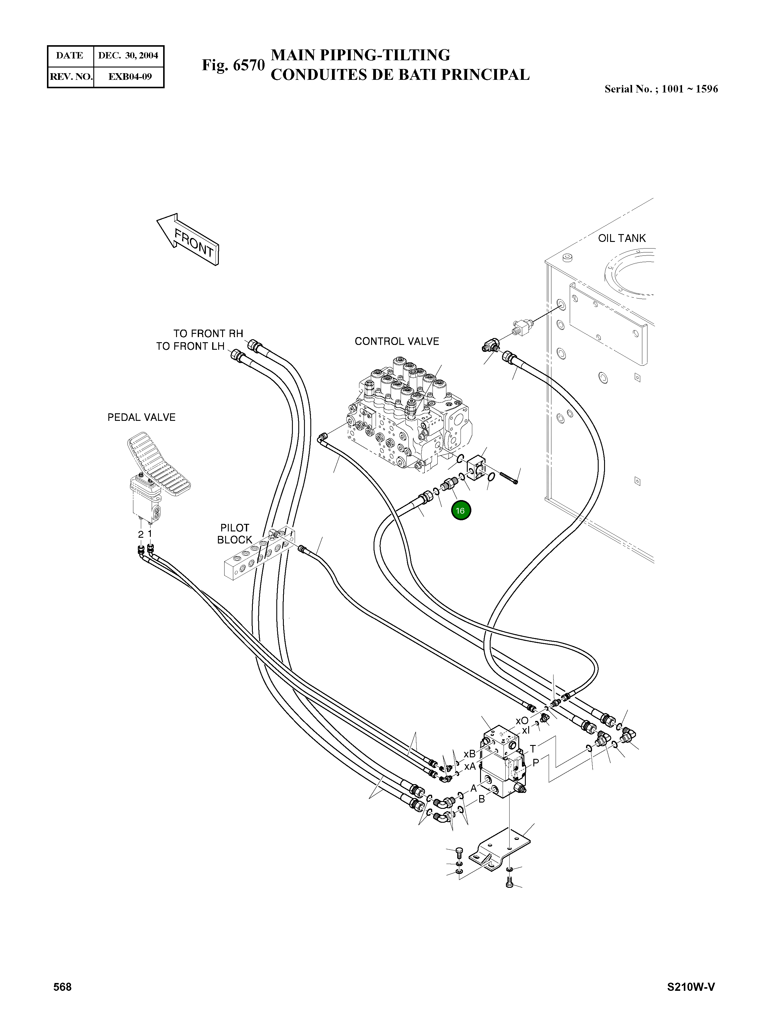 Адаптер ORS1/2-PFO1/2 2181-4133D37 Komatsu