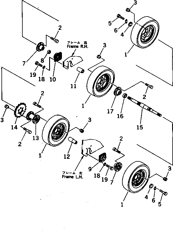 Вал 266-57-71810 Komatsu