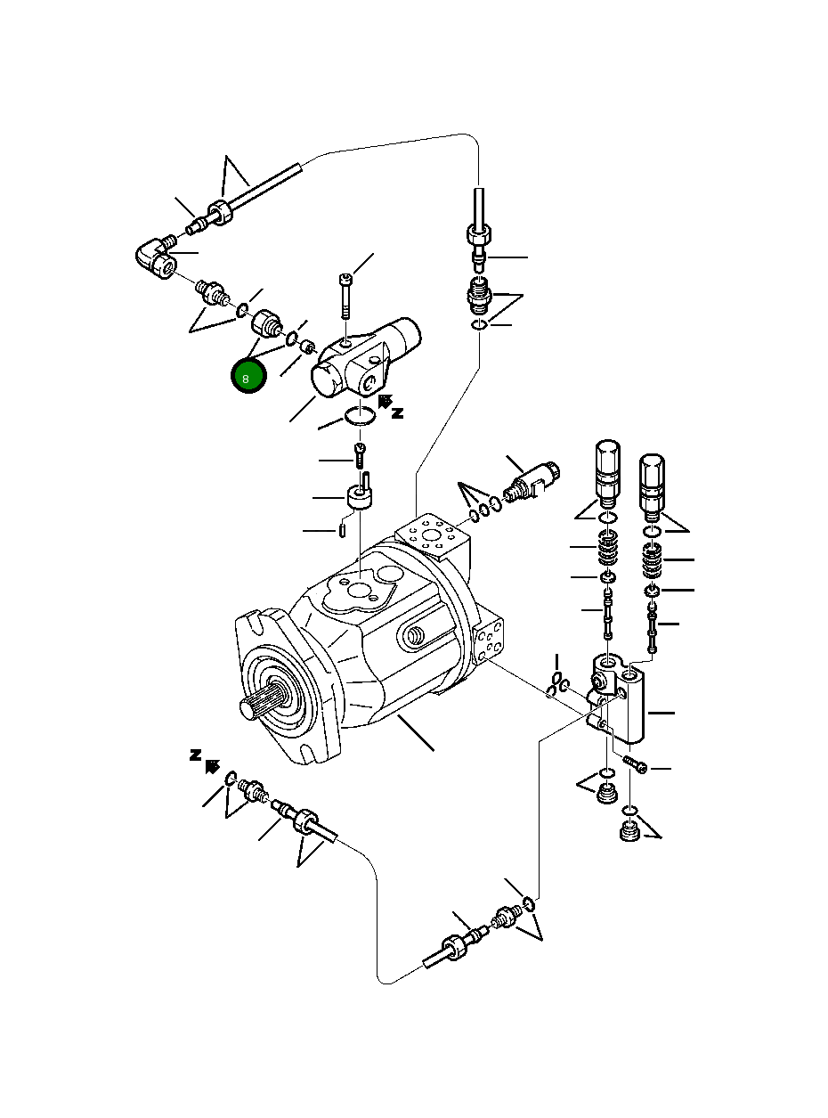Адаптер 840225310 Komatsu