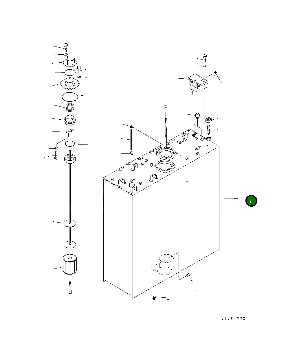Бак 21T-60-31113 Komatsu