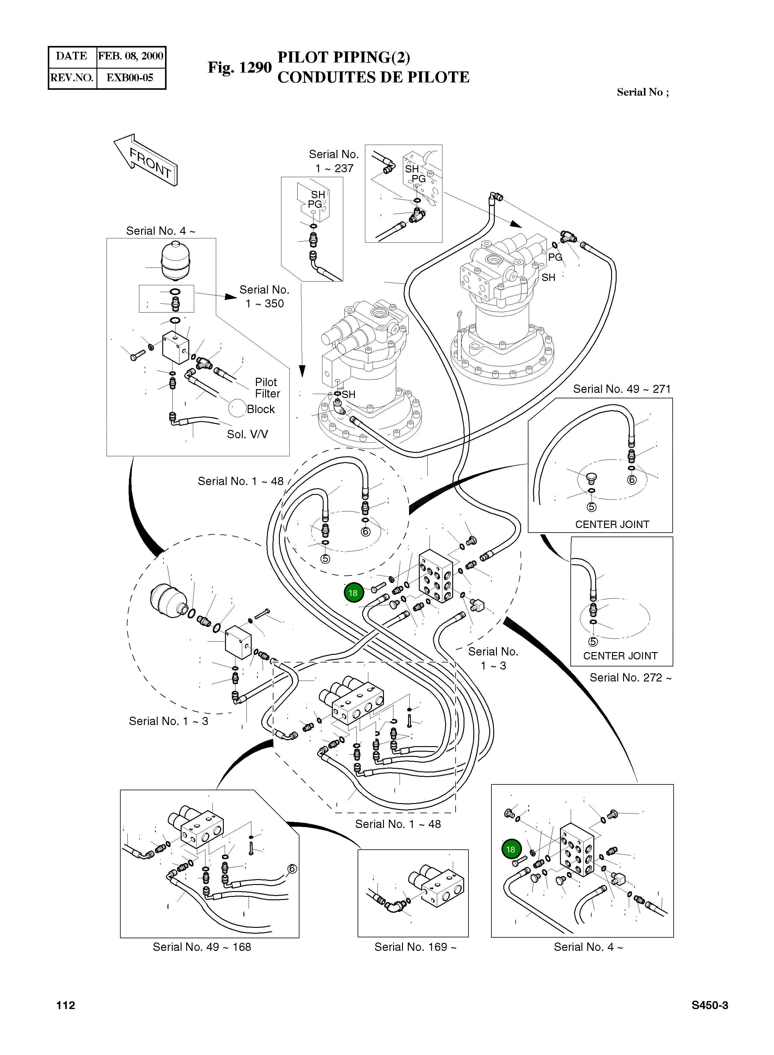 Болт M10X1.5X75 S0559053 Komatsu