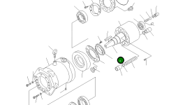 Вал 257-81-34170 Komatsu