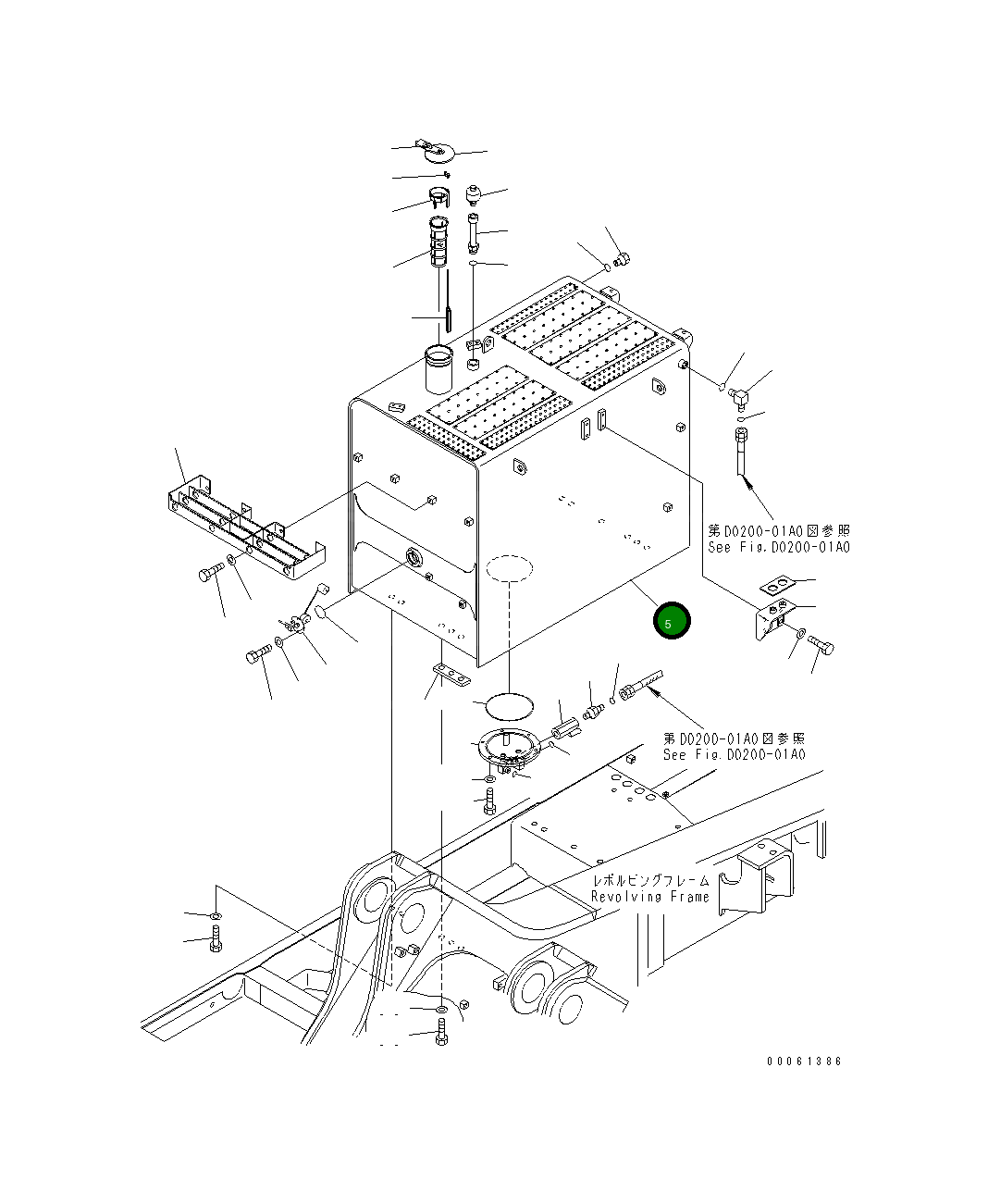 Бак 209-04-41112 Komatsu