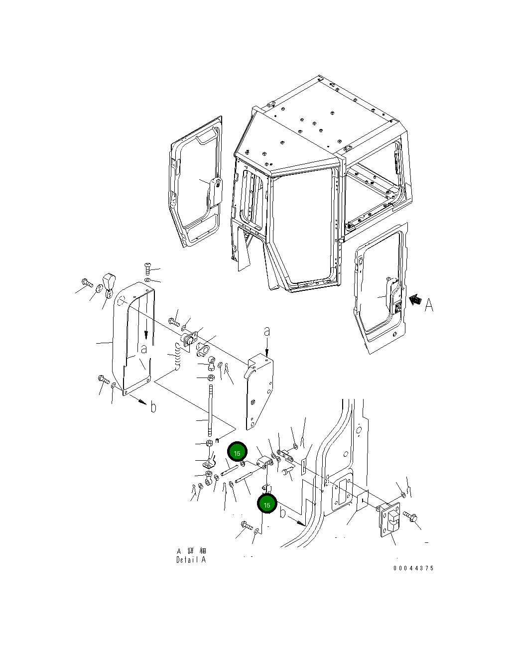 Вал 198-Z11-6490 Komatsu