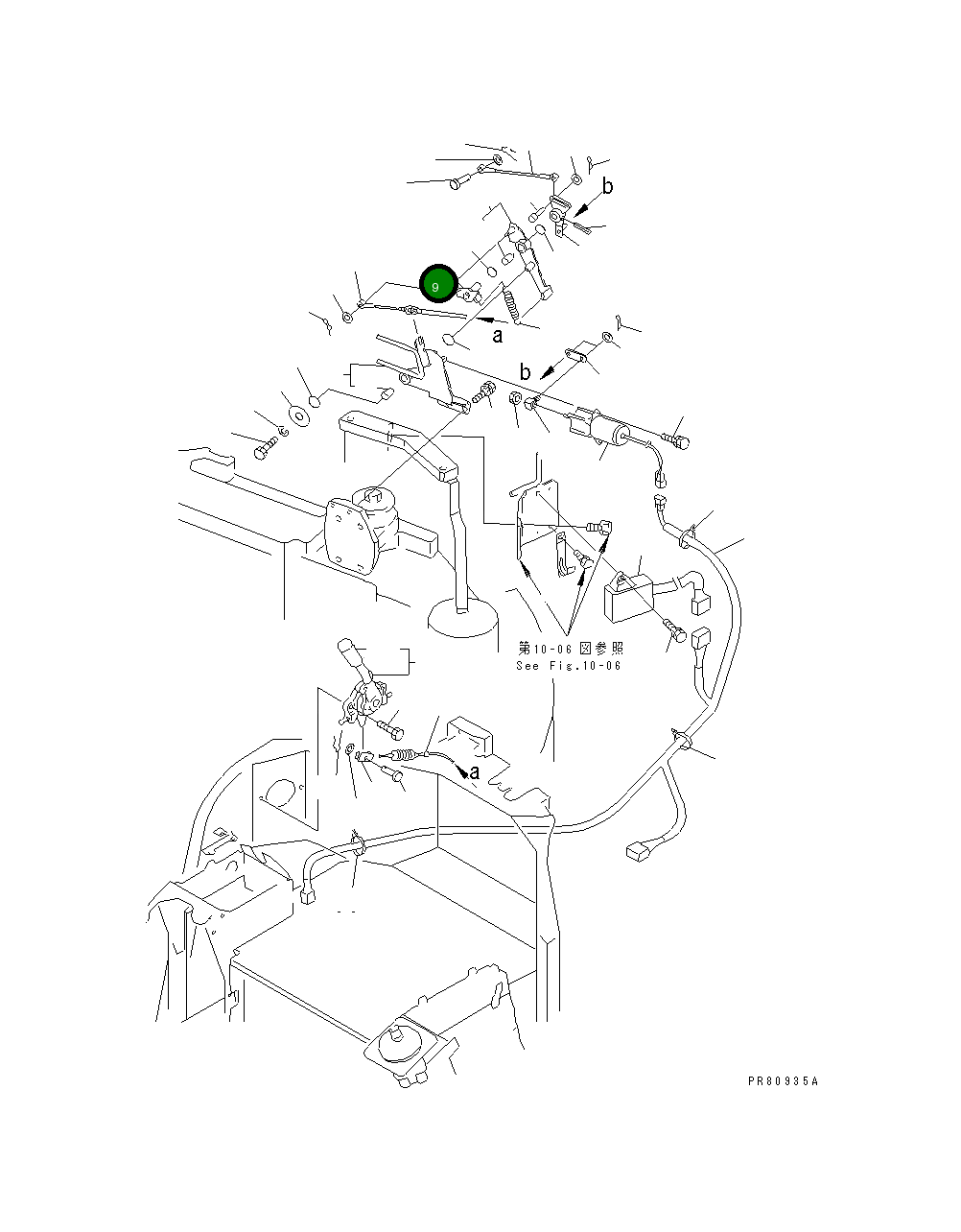 Вал YM172187-12320 Komatsu