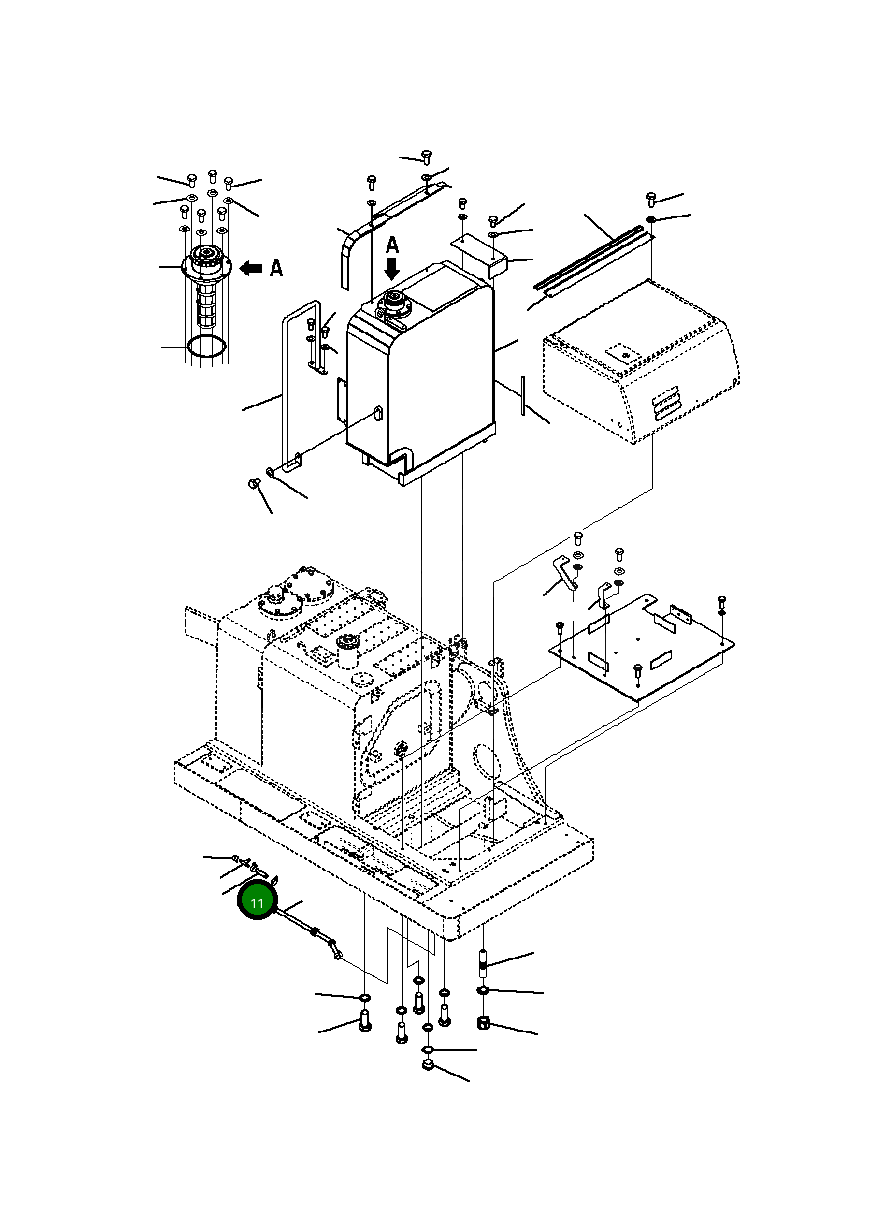 Адаптер 20Y958-B560 Komatsu
