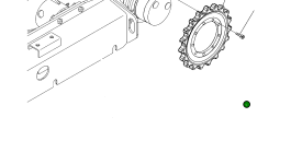 Ведущая звезда 22J-27-R6111 Komatsu