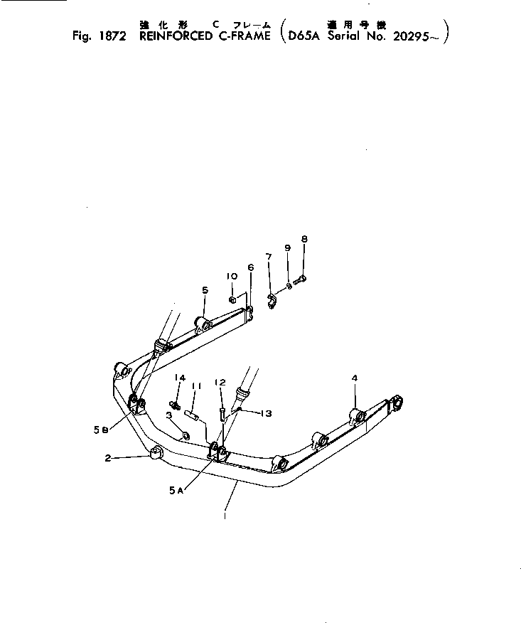Вал 144-70-13130 Komatsu