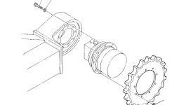 Ведущая звезда 200703097 Komatsu