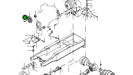 Болт, M8 X 100 30 017 R1 Komatsu